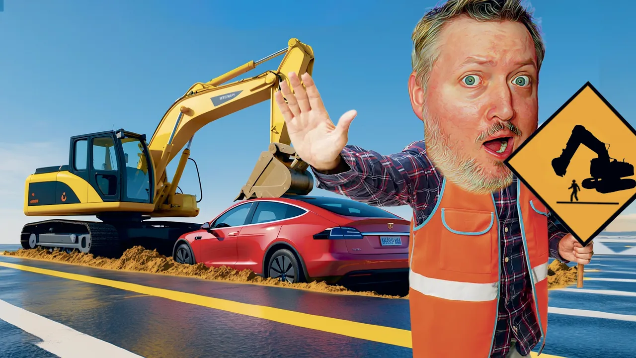 Jeg Gravede Et KÆMPE HUL i Road Simulator...