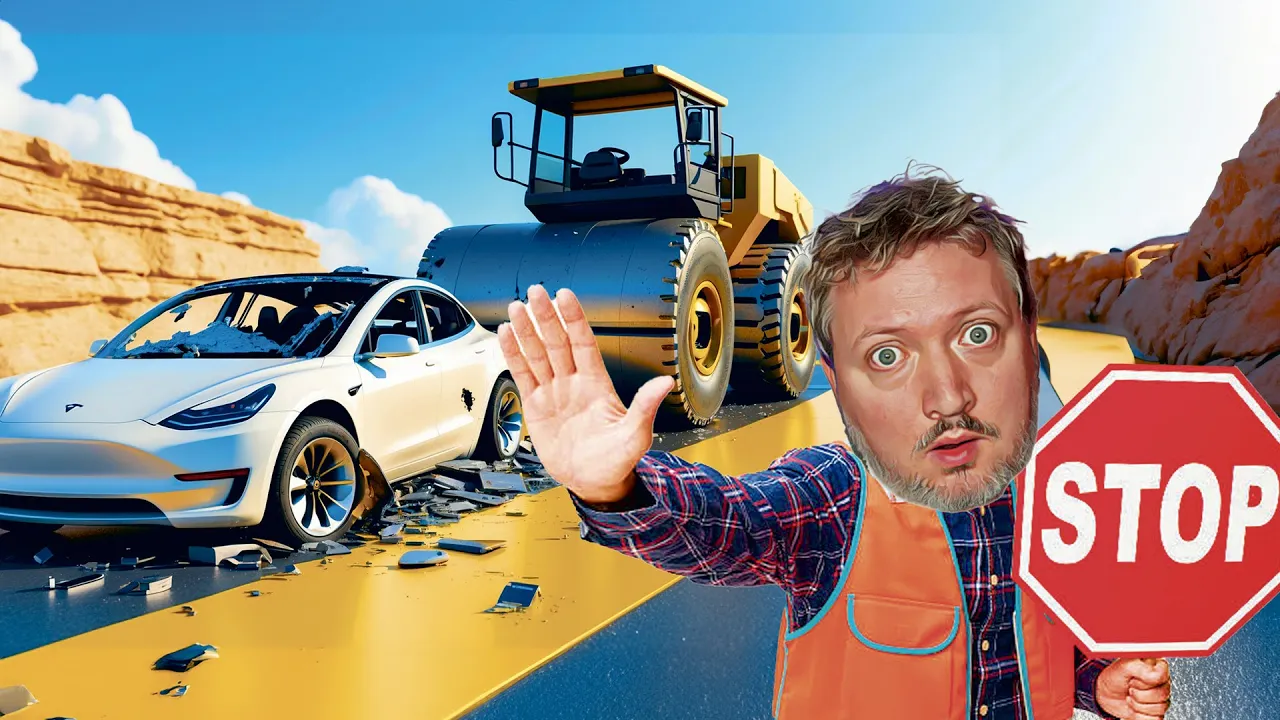 De Gav Mig En VEJTROMLE i Road Simulator...