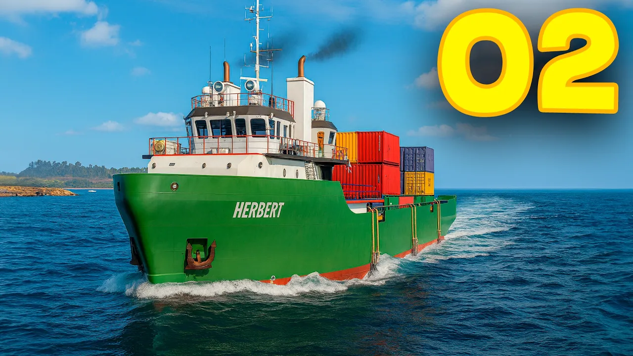 Så Jeg Købte Et CONTAINERSKIB For At Tjene PENGE (Seafarer Ship Sim)