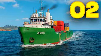 Så Jeg Købte Et CONTAINERSKIB For At Tjene PENGE (Seafarer Ship Sim)