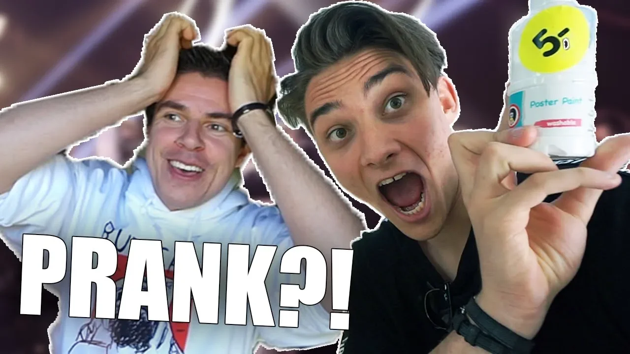 FANS KASTER MALING PÅ NIKIS HUS PRANK *FLIPPER UD*