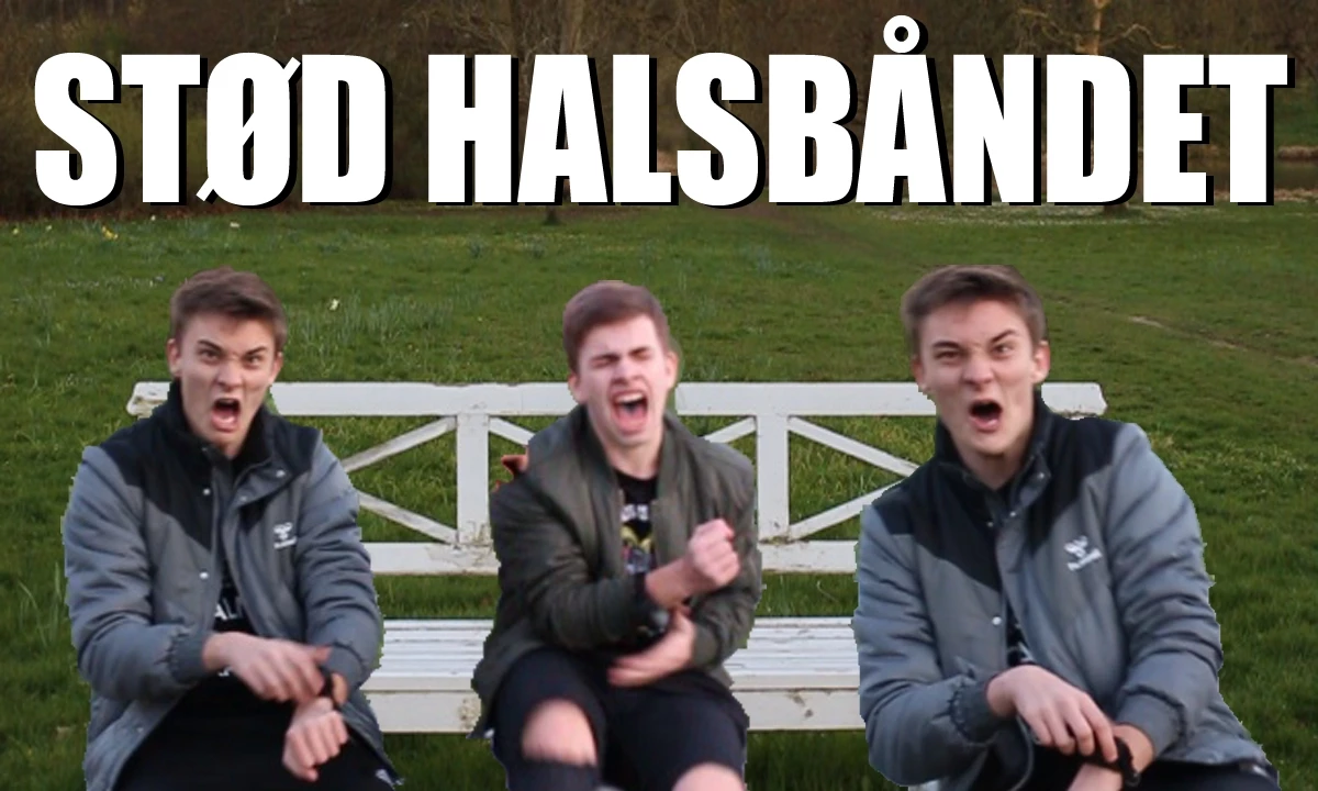 STØD HALSBÅNDET...