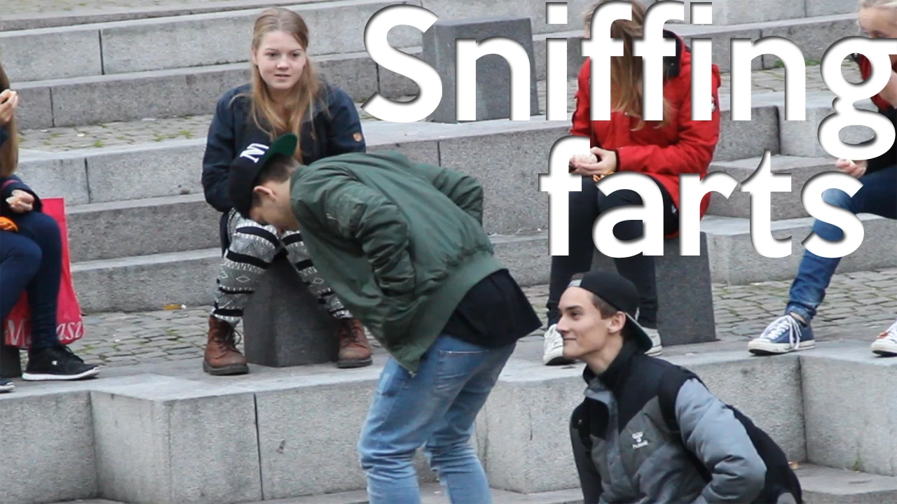 Sniffing farts prank - Alexander Husum (Danish)