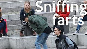 Sniffing farts prank - Alexander Husum (Danish)