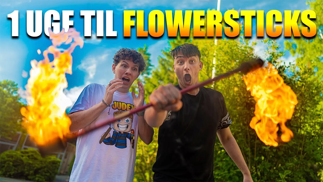 Jeg havde en uge til at lære Flower Sticks, og dette var resultatet...