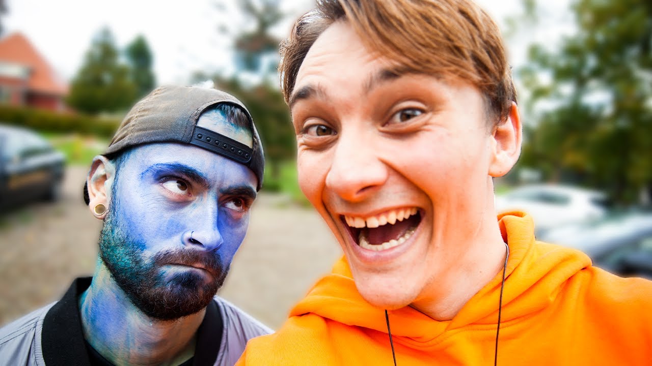 FARVER HAM PERMANENT BLÅ PRANK (Går ikke af igen)