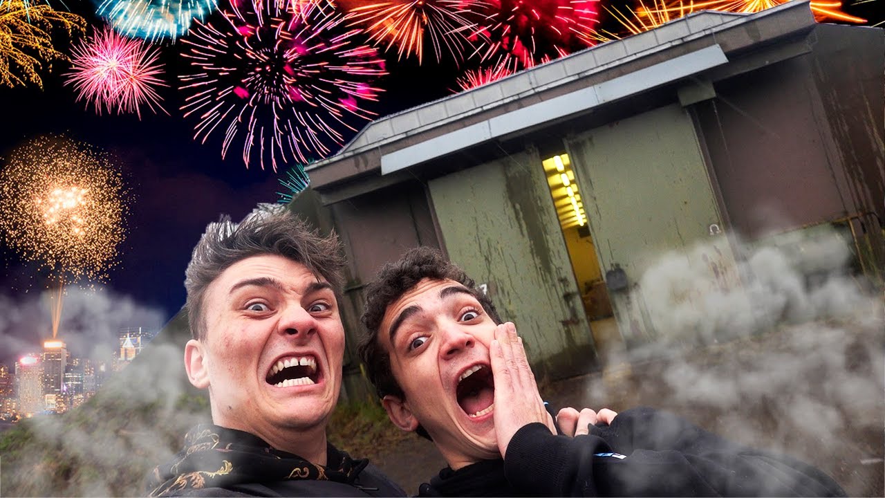 FINDER SKJULT FYRVÆRKERI BUNKER OG FYRER DET AF?! (60.000+ KRONER)