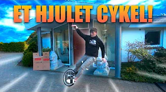 Jeg skulle lære at køre et-hjulet cykel på en uge, og dette var resultatet