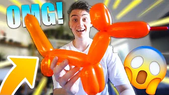 Jeg skulle lære Ballondyr på en uge og dette var resultatet...