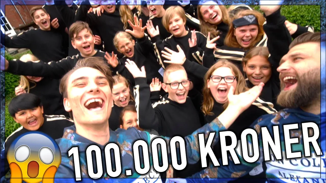 GIVER 100.000 KRONERS TØJ TIL BØRN
