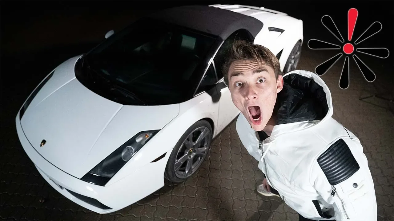 OVERRASKER FAN MED KRÆFT I LAMBORGHIINI