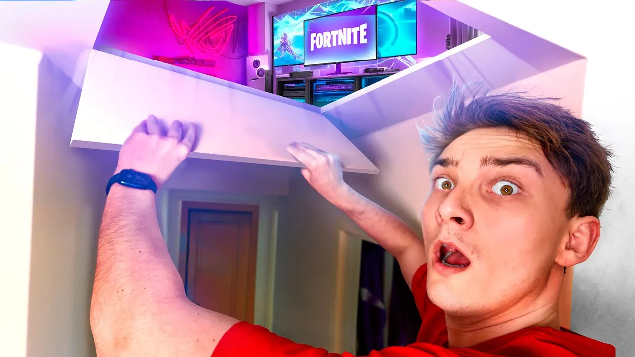 Jeg Bygger HEMMELIGT Rum På Loftet