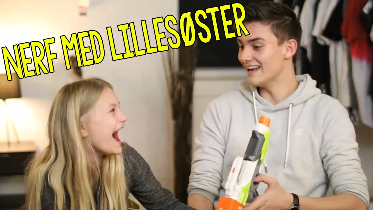 MIN LILLESØSTER OG JEG ÅBNER NERF