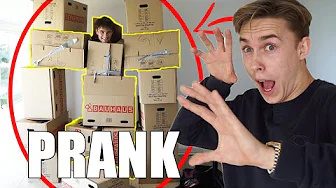 PAPKASSEMAND PRANK *Kæmpe chok*