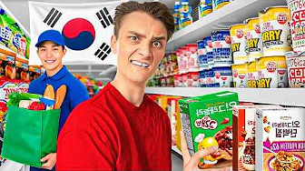24 Timer Til at Spise Mig Igennem Koreansk Supermarked