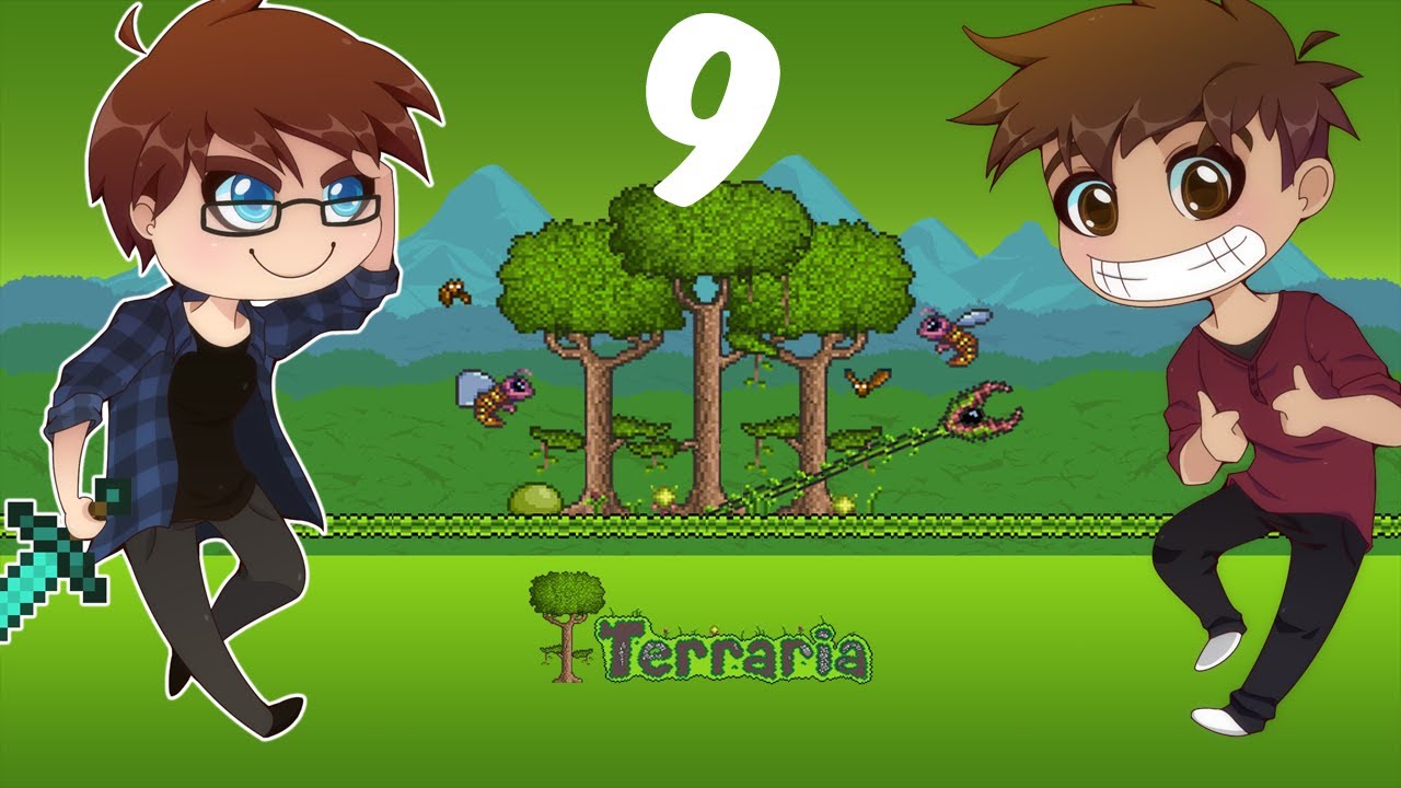 Terraria missionen - Episode 9 "Epic boss fight! eller næsten..."