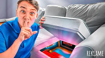 Jeg Bygger HEMMELIG Biograf i Min Sofa