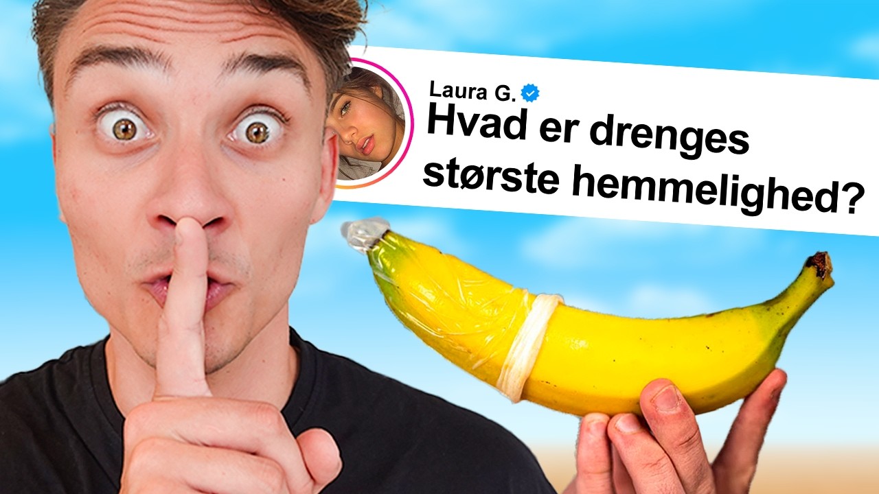 Svarer På Ting Piger Ikke Tør Sige Til Drenge