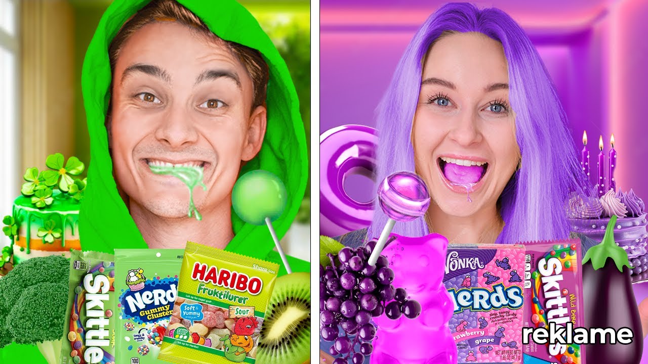 SPISER KUN 1 FARVE EN HEL DAG