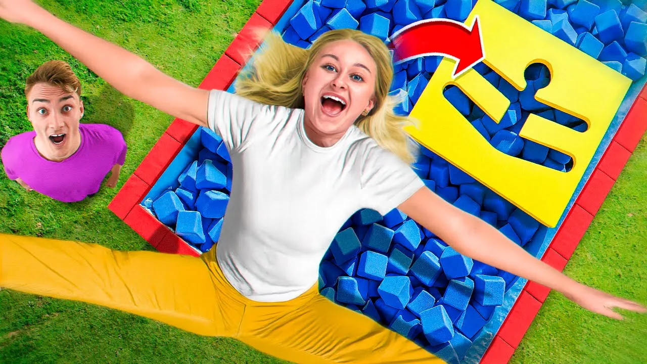 Hopper Igennem UMULIGE Former *Challenge* (Med Flying Super Kids)