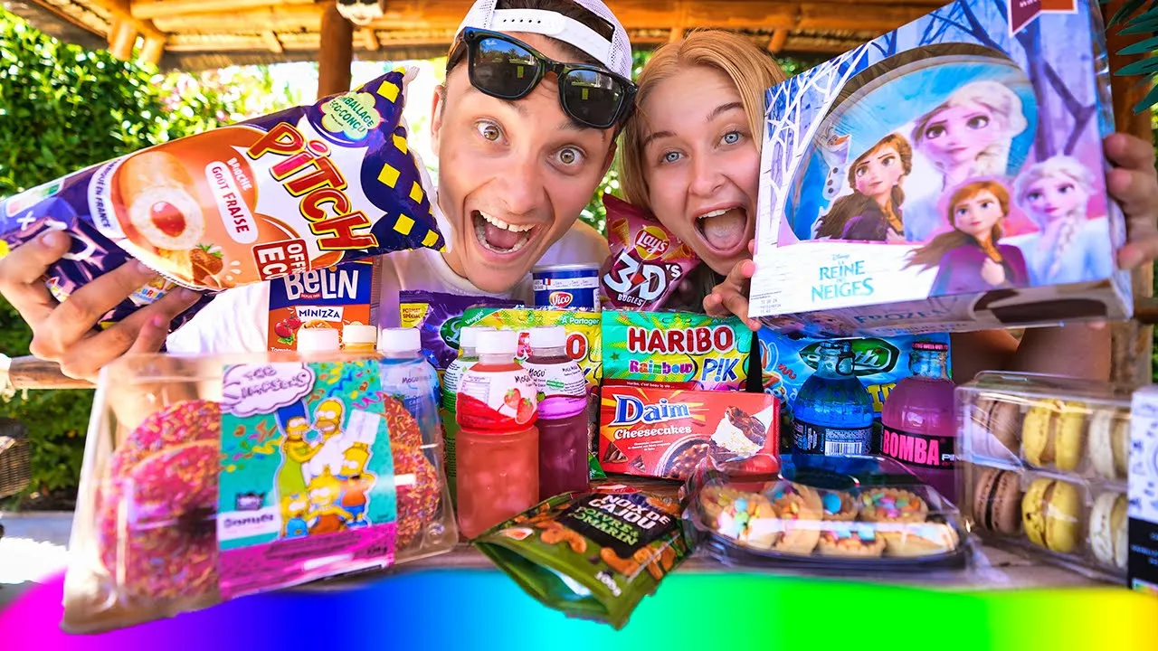 SPISER KUN REGNBUE FARVET MAD