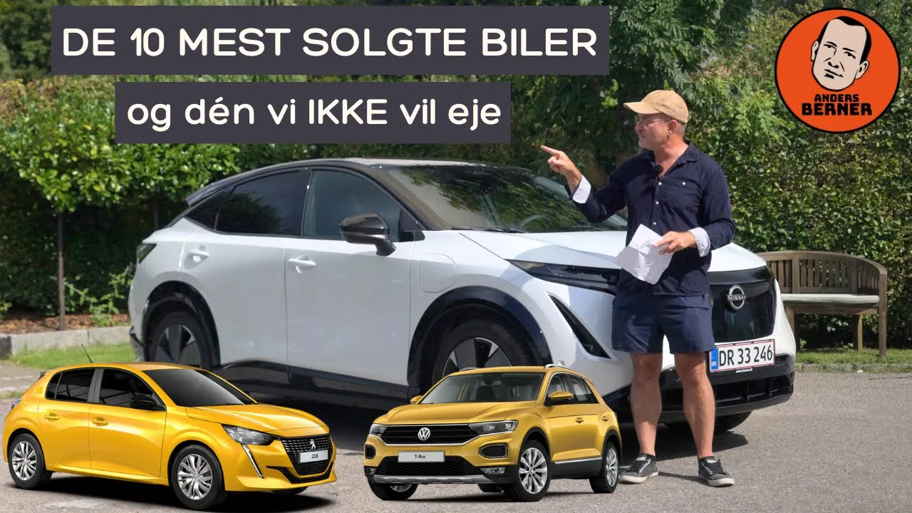 De 10 mest solgte biler - og dén INGEN vil eje