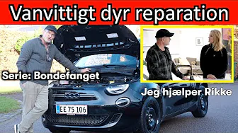 Bondefanget: 175.000 kr. for at få Rikkes Fiat 500e på gaden igen