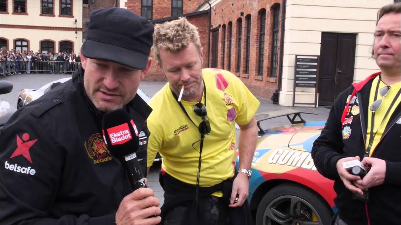 Gumball 3000 Aha members changing car