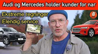 Audi og Mercedes svigter kunderne