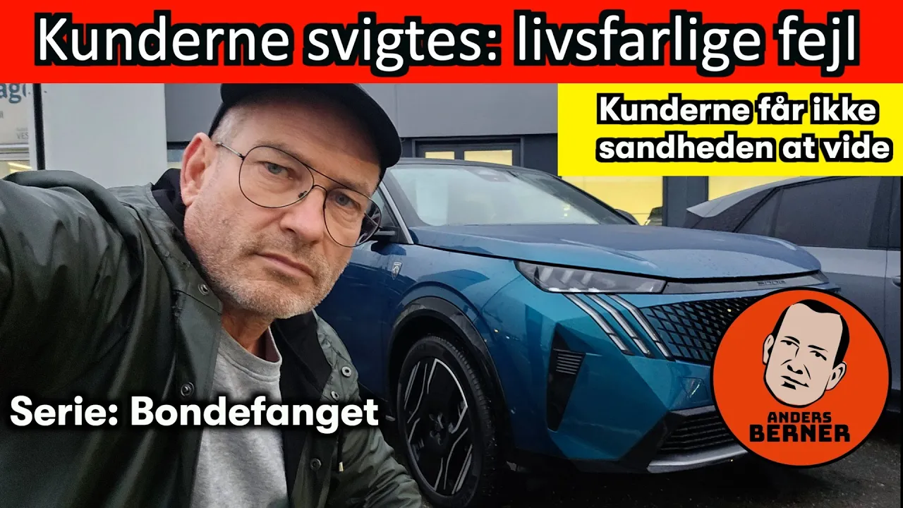 Livsfarlig fejl i op til 1.200 biler - fabrikken og importøren svigter ejerne