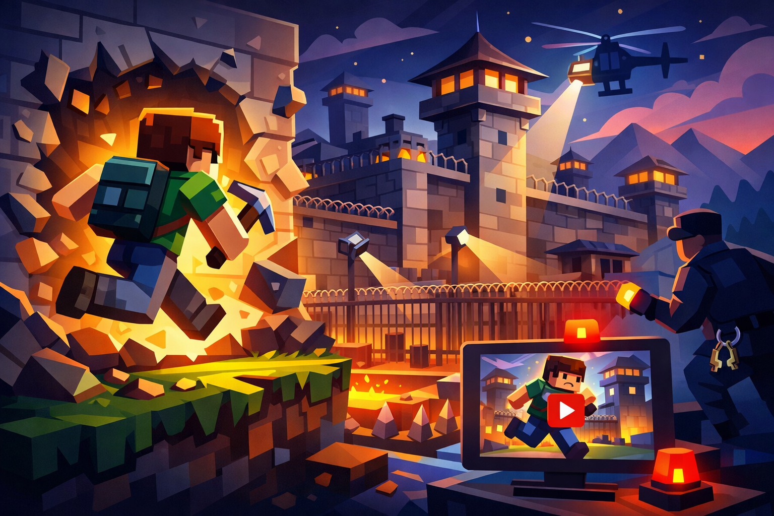 Ugens Udvalgte (Gaming): Jeg Stikker Af Fra Det SIKRESTE FÆNGSEL I Hele Minecraft!