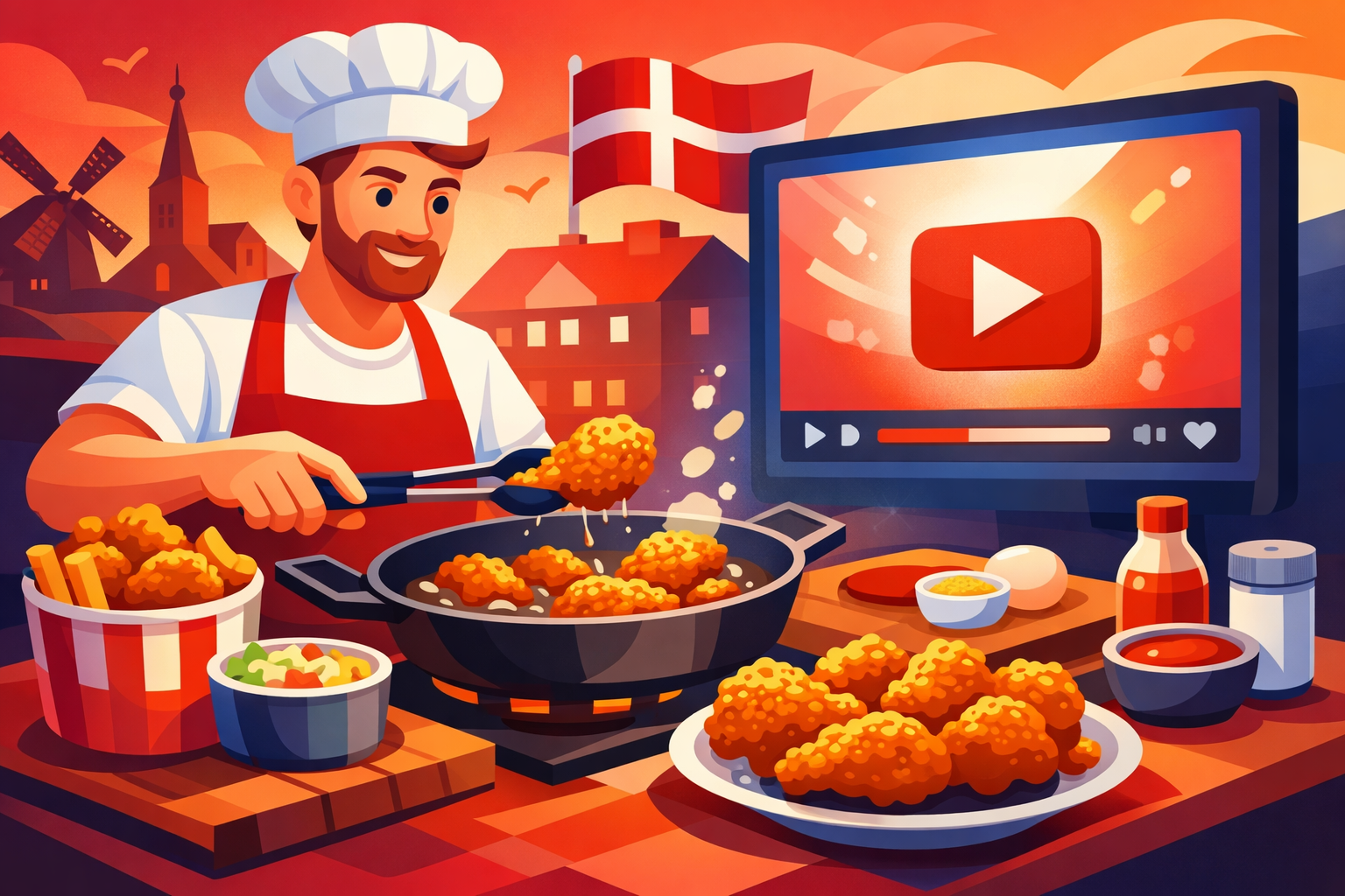 Ugens Udvalgte (Guides & Stil): KFC: How to make Danish Fried Chicken - Cooking with Eiqu