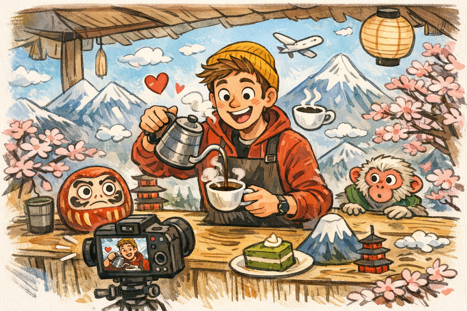 Ugens Udvalgte (Rejser & Begivenheder): Laver 'kaffebar' i de Japanske Alper