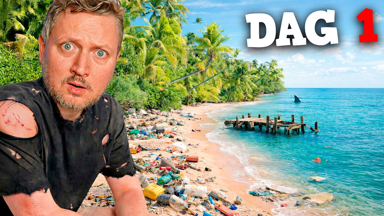 Jeg Er STRANDET På Ø Fyldt Med SKRALD!