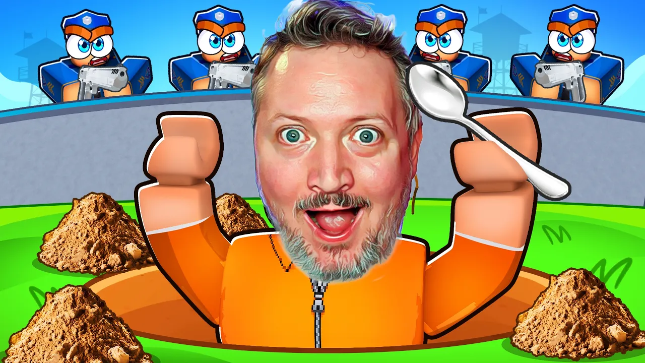 Kan Jeg FLYGTE i Roblox Dig to Escape?😱