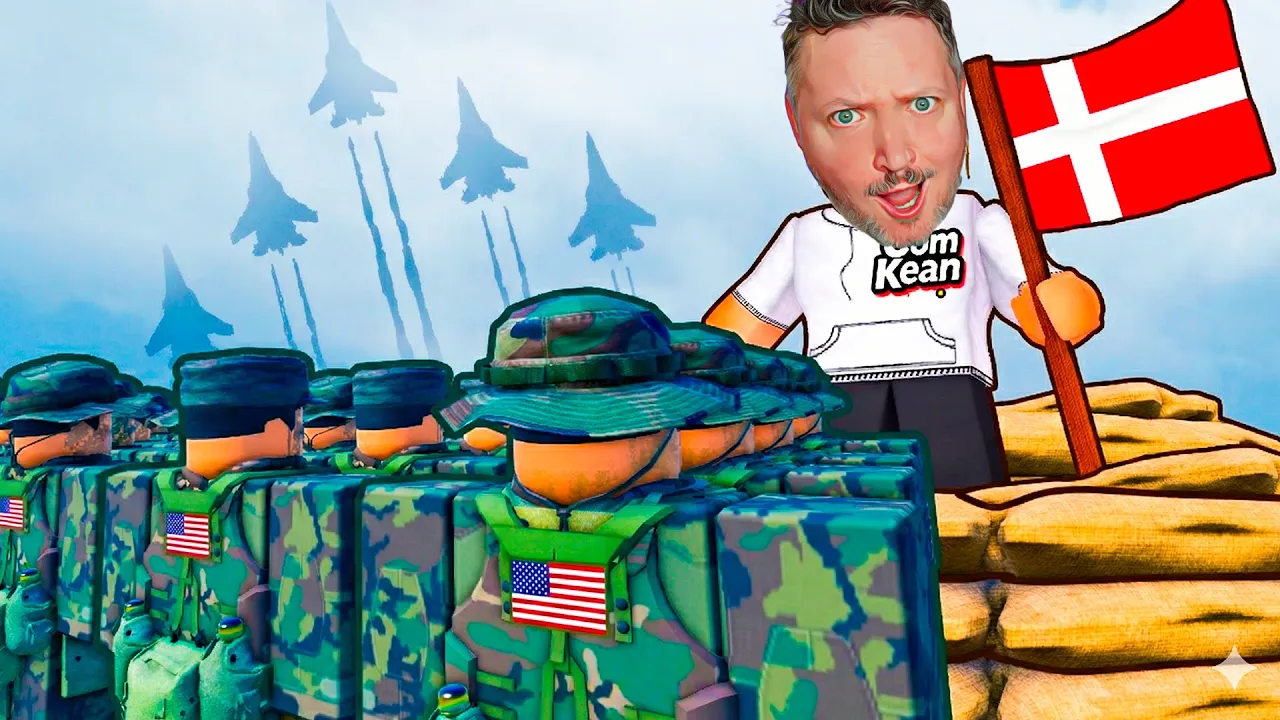 Jeg Skal FORSVARE Danmark i Roblox Defend Your Country!