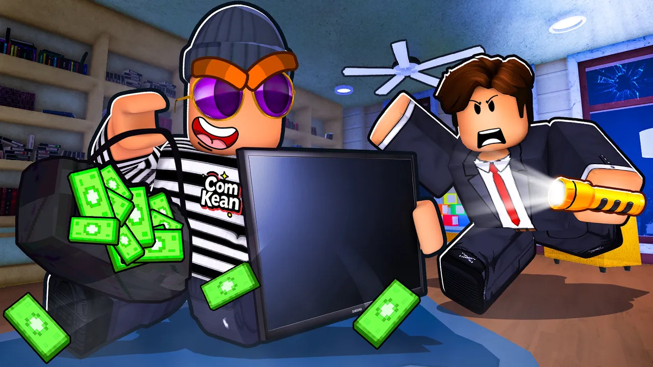 Danmarks BEDSTE RØVER i Roblox Rob It...