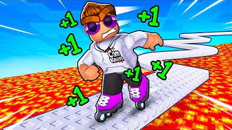 Sådan Blev Jeg DANMARKS HURTIGSTE i Roblox Speed Roller Escape!