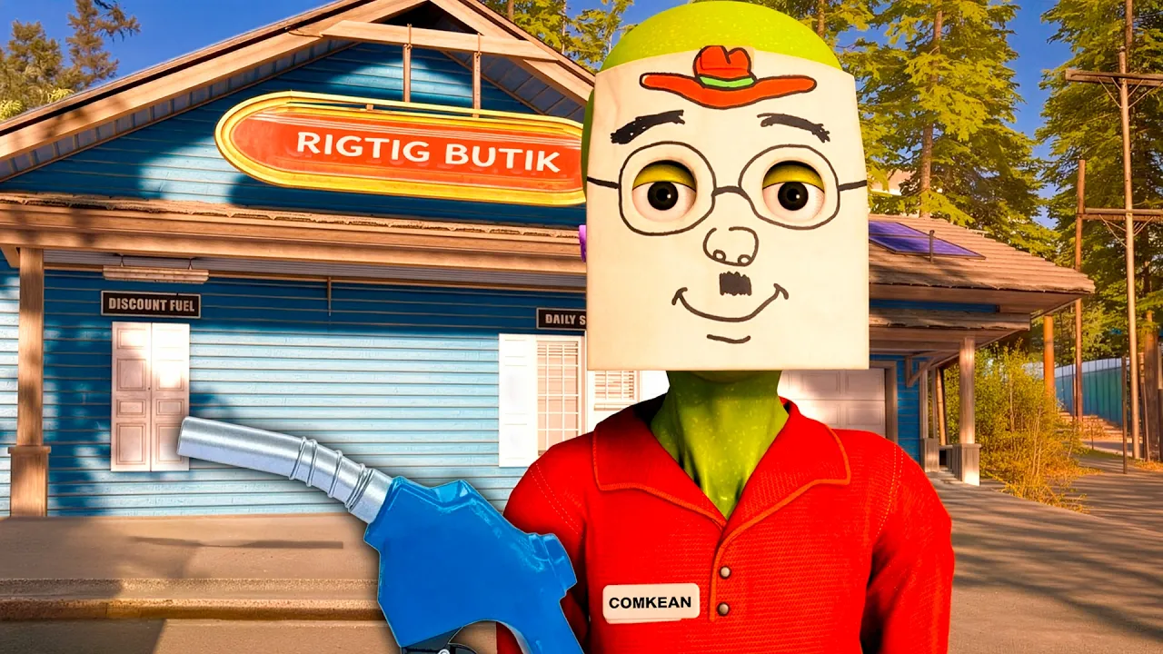 Åbner En TANKSTATION (men jeg er et rumvæsen...)