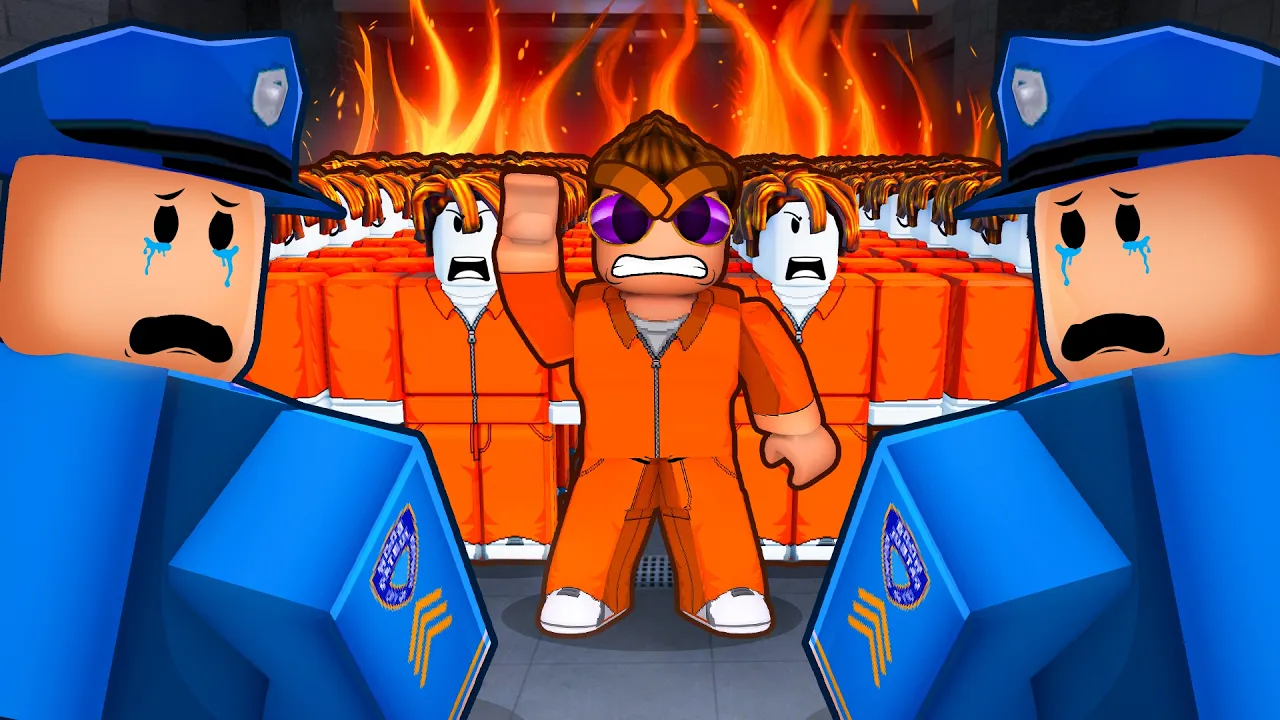 Jeg Startede Et OPRØR i Roblox Prison Invasion...