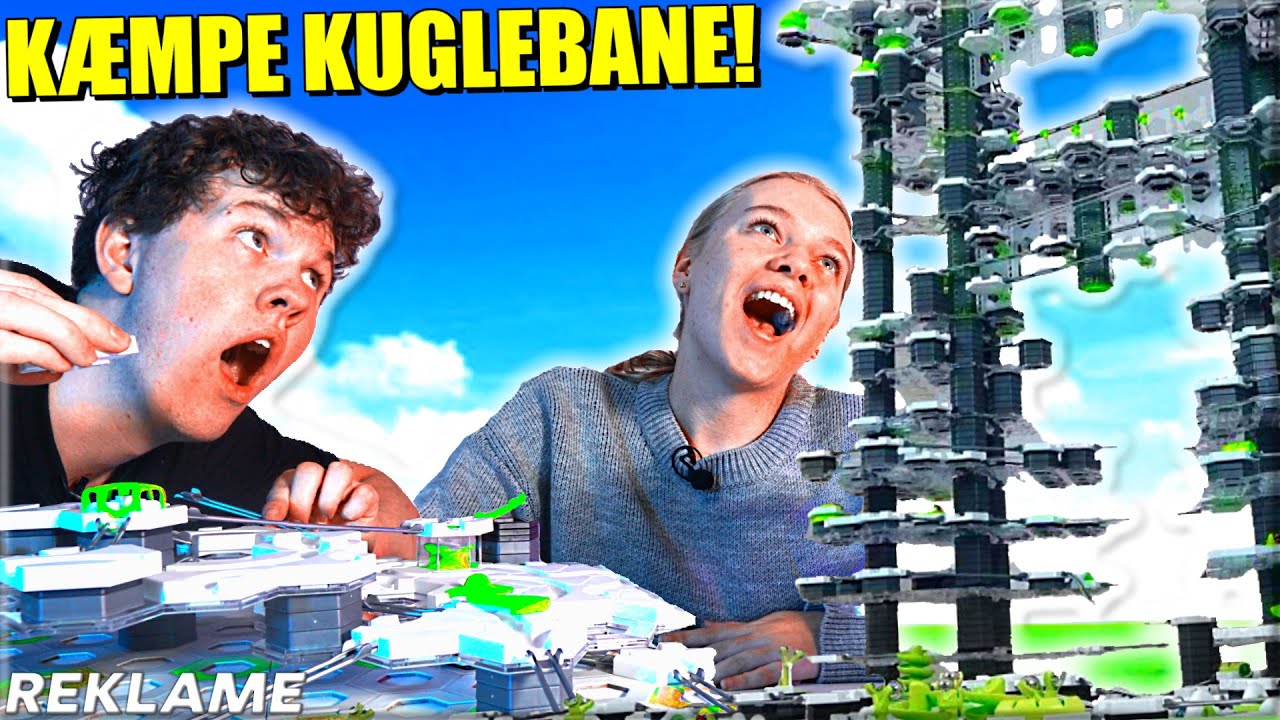 VI BYGGER *KÆMPE* KUGLEBANER PÅ TID!! (David VS. Natasja)