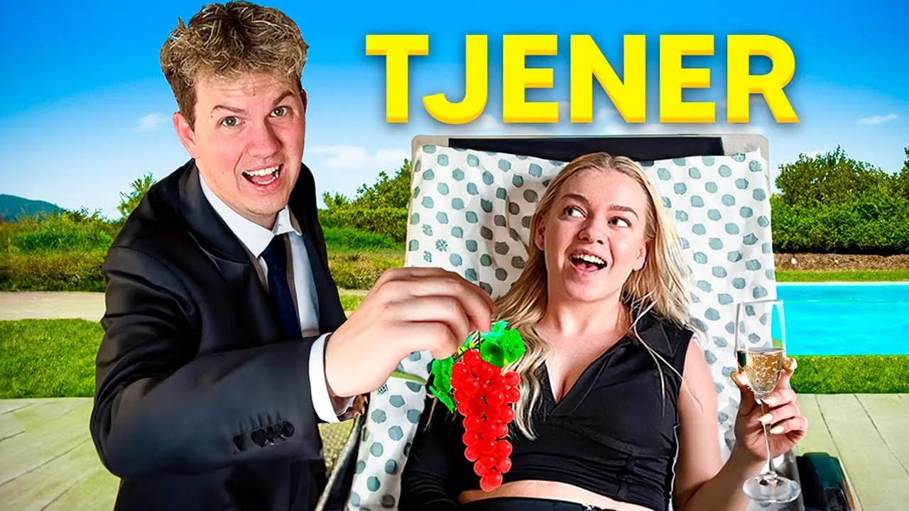 Jeg Er Min Kærestes Tjener EN HEL DAG!