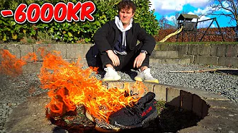 Jeg Brænder Mine YEEZYS Til 6000KR!