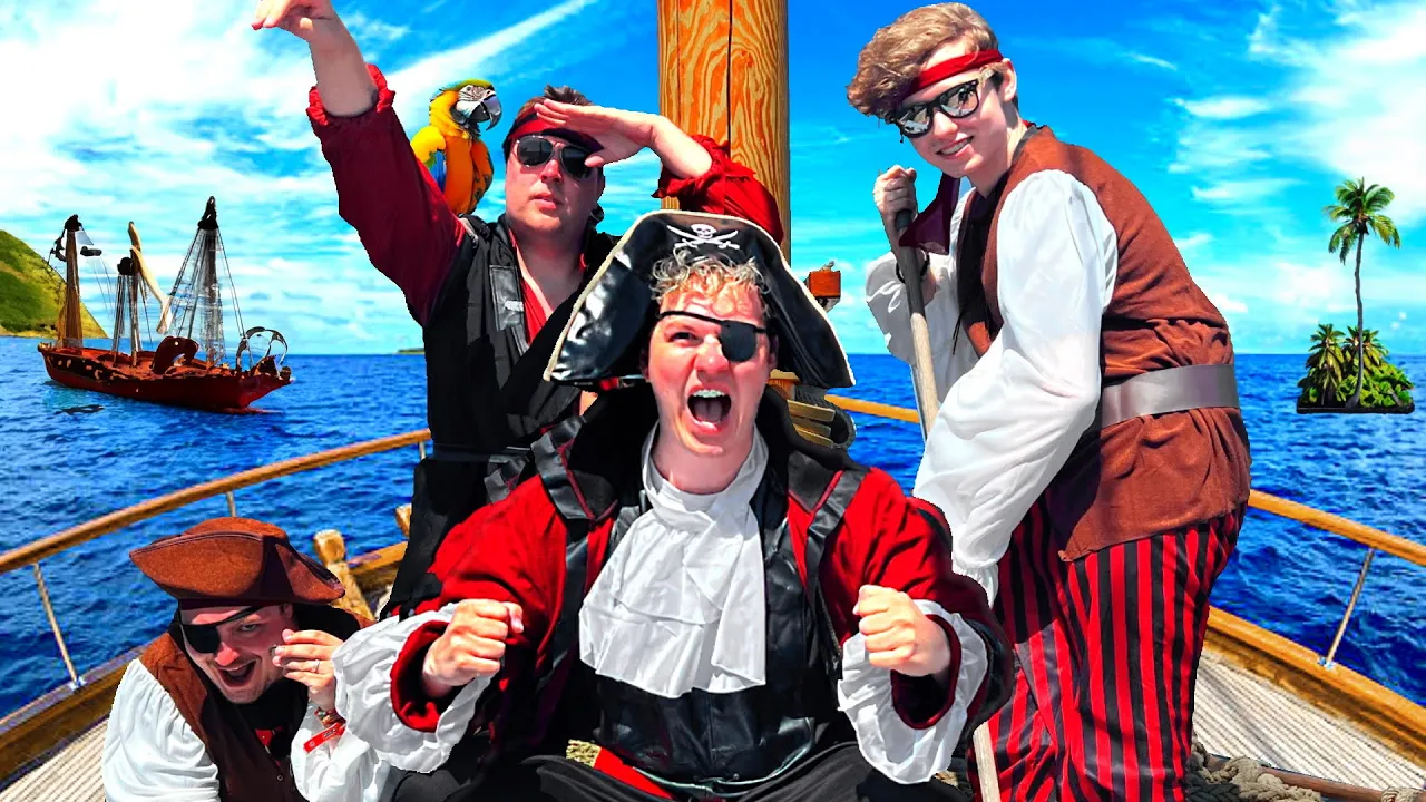 Vi Overlever Som Pirater EN HEL DAG! (m. Guldborg, Shadys & Moller)