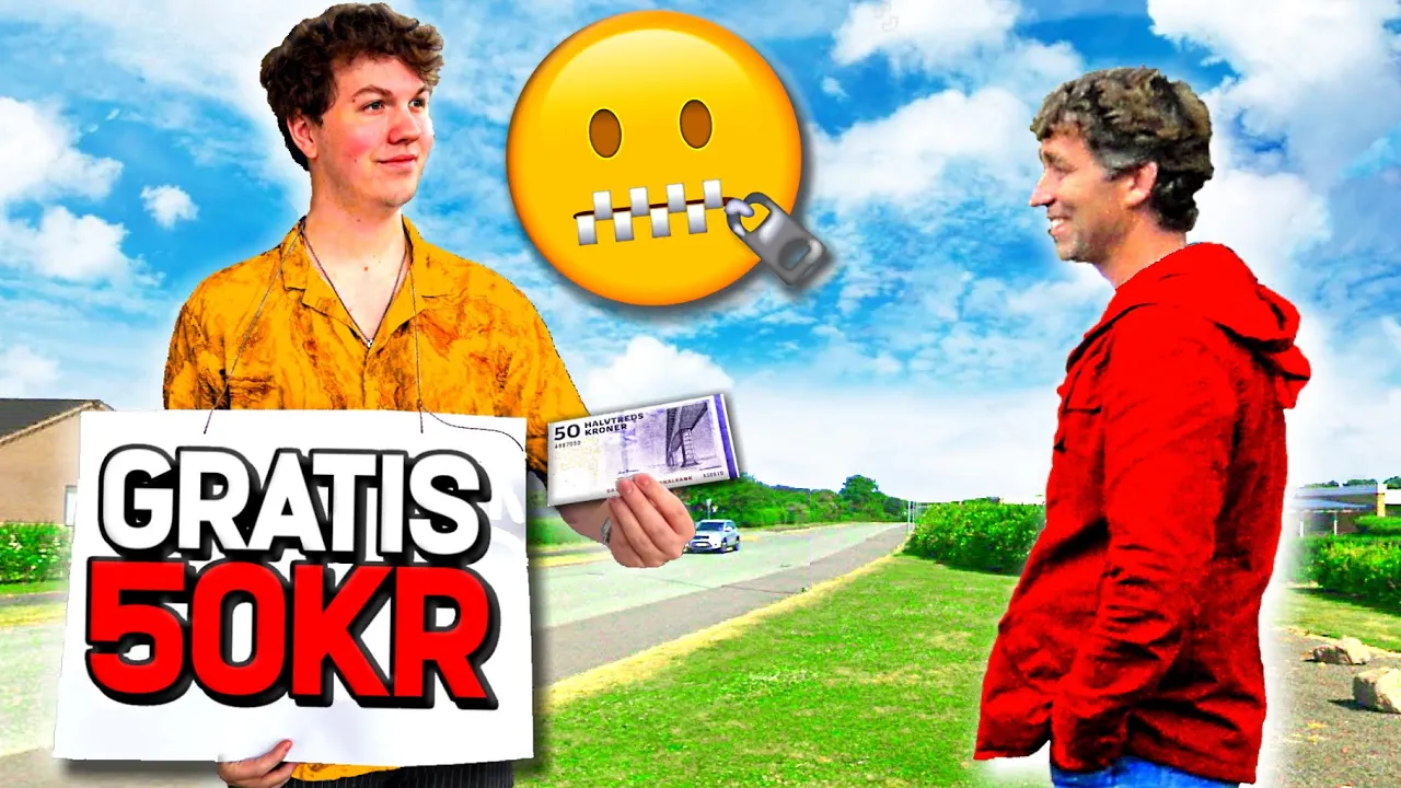 Giver Penge Til Folk UDEN AT SIGE NOGET!