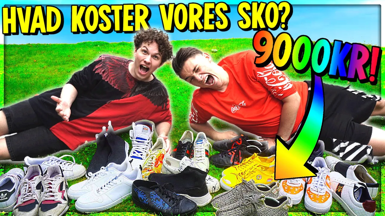 VI GÆTTER PRISEN PÅ HINANDENS SKO!! // med Alexander Husum