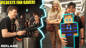 JEG FÅR DE VILDESTE FAN GAVER TIL ASTRALIS EVENT!!