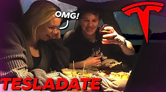 Vores første Date i Teslaen!💞