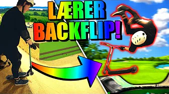 JEG SKULLE LÆRE BACKFLIP PÅ LØBEHJUL OG SÅDAN GIK DET!!