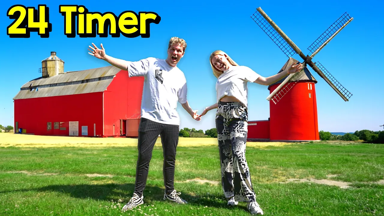 Overnatter 24 Timer På En Bondegård Med Min Kæreste!